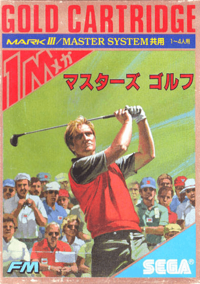 Masters Golf box art for Sega Mark III